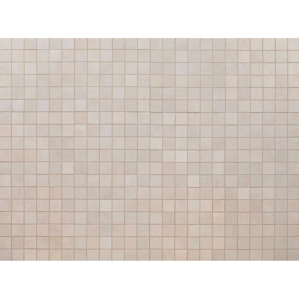 Gridscale Ice 12 In. X 12 In. Matte Ceramic Mesh-Mounted Mosaic Tile, 8PK